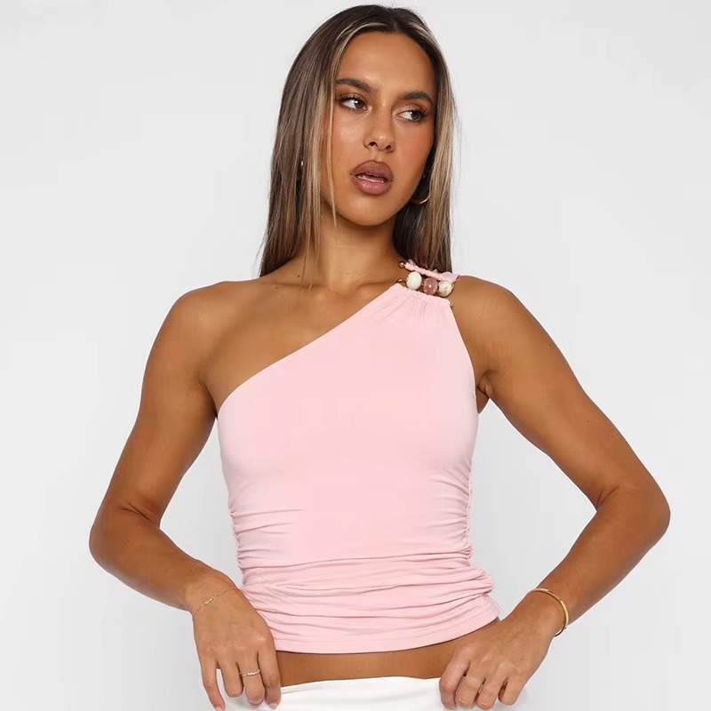 Berrish - canotta one spalla donna chic
