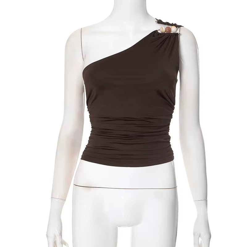 Berrish - canotta one spalla donna chic