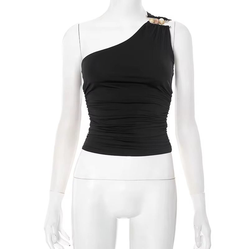 Berrish - canotta one spalla donna chic